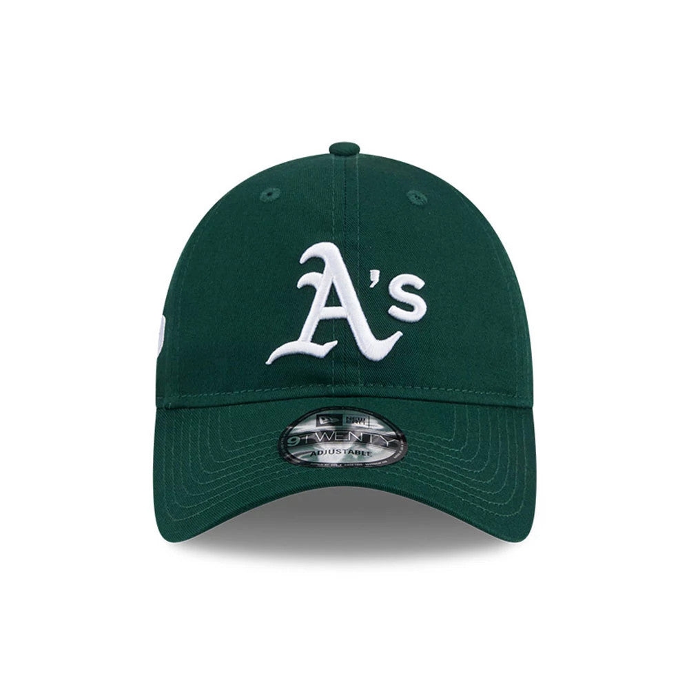 Pictured is this MLB Colours Athletics 9TWENTY cap in dark green. 2