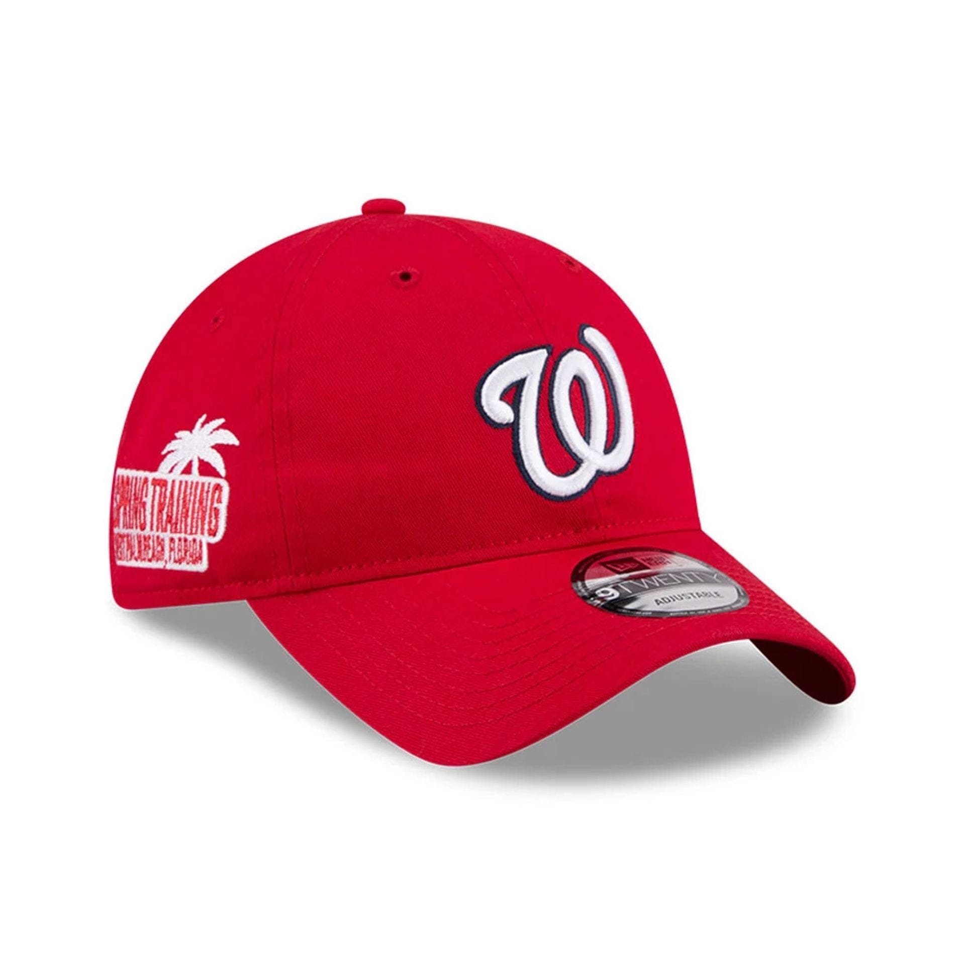 Pictured is this MLB Colours Washington Nationals 9TWENTY cap in red. 1