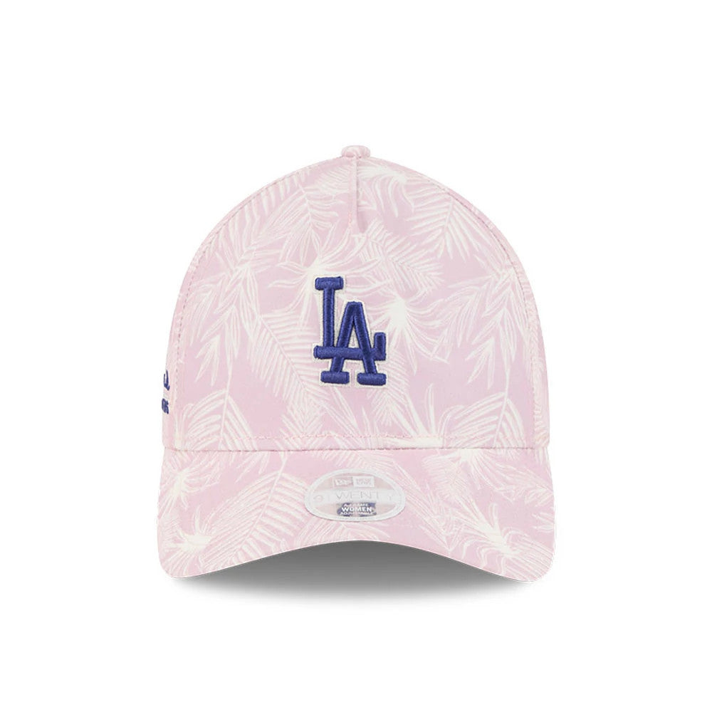 Pictured is this Womens MLB Pastel LA Dodgers 9TWENTY A-Frame cap in pastel pink. 3