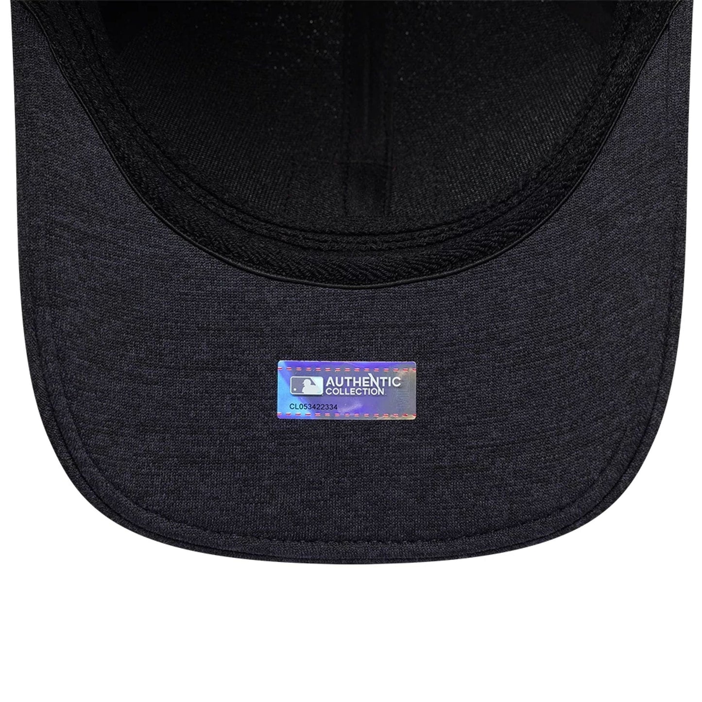 Pictured is this MLB Clubhouse Cleveland Guardians 39THIRTY Infinity Stretch Fit cap in navy. 7