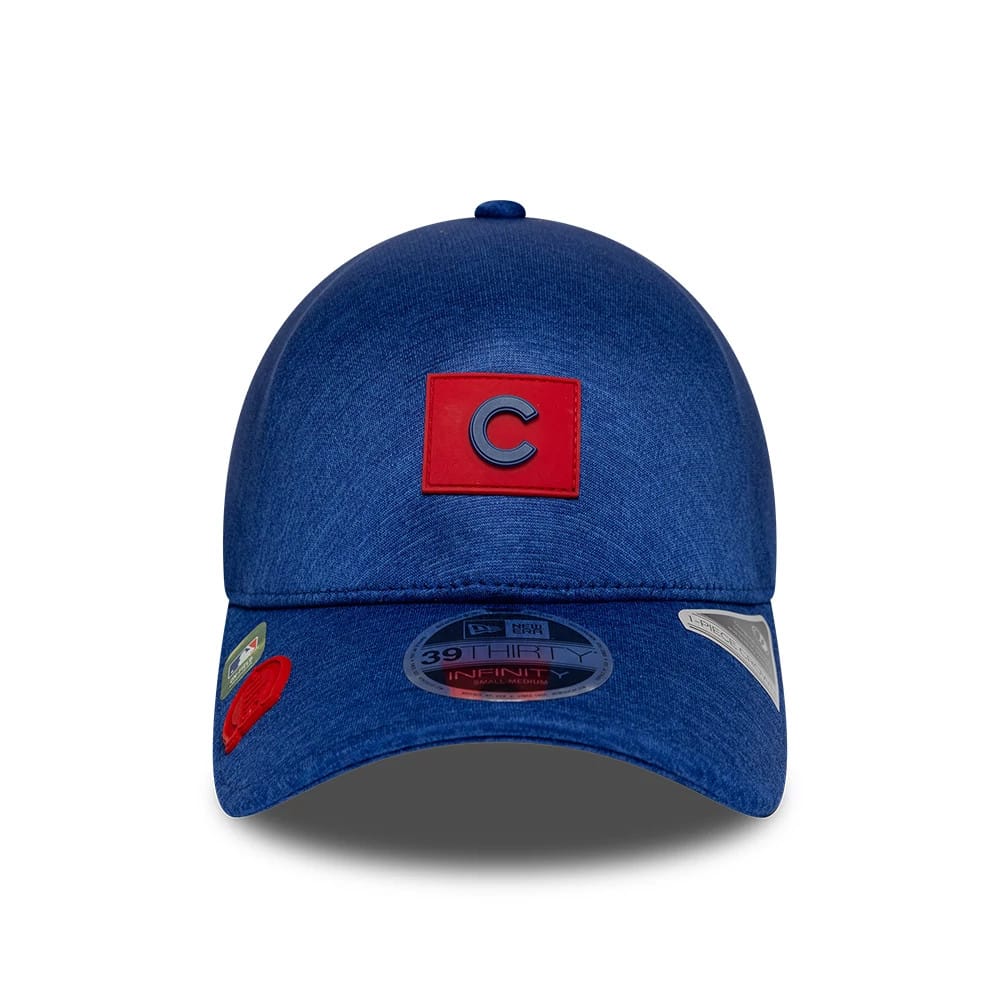 Pictured is this MLB Clubhouse Chicago Cubs 39THIRTY Infinity Stretch Fit cap in blue. 2