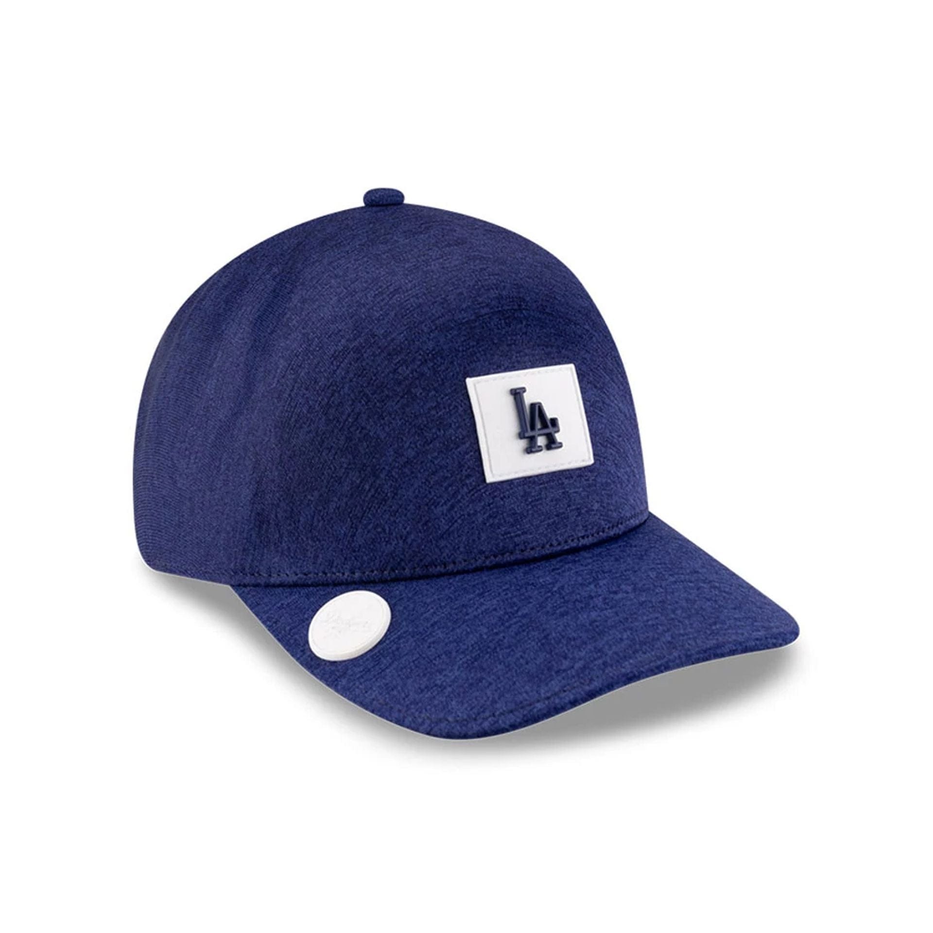 Pictured is this MLB Clubhouse LA Dodgers 39THIRTY Infinity Stretch Fit cap in dark blue. 1