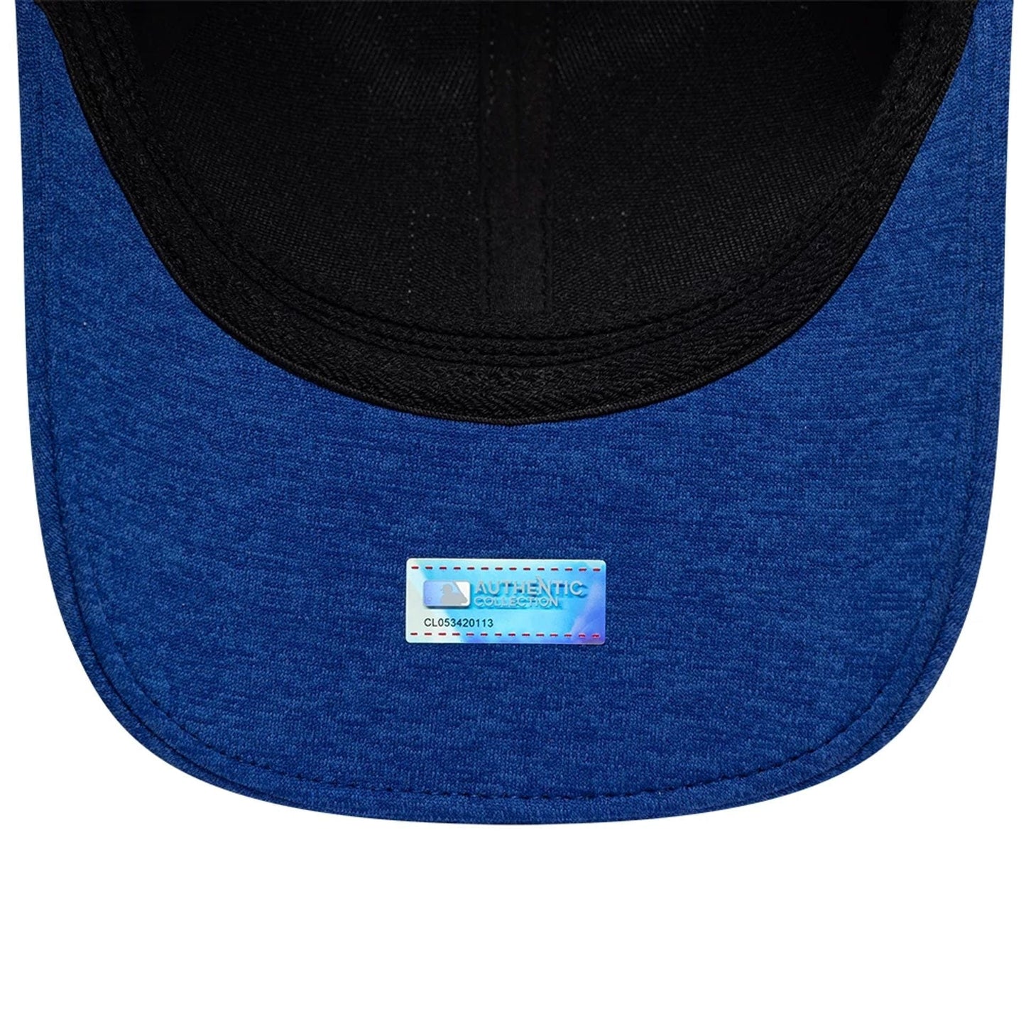 Pictured is this MLB Clubhouse Toronto Blue Jays 39THIRTY Infinity Stretch Fit cap in blue. 7