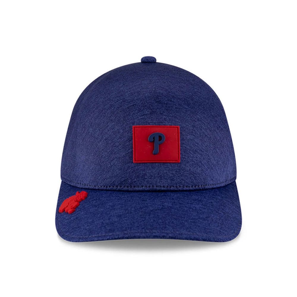Pictured is this MLB Clubhouse Philadelphia Phillies 39THIRTY Infinity Stretch Fit cap in red. 2