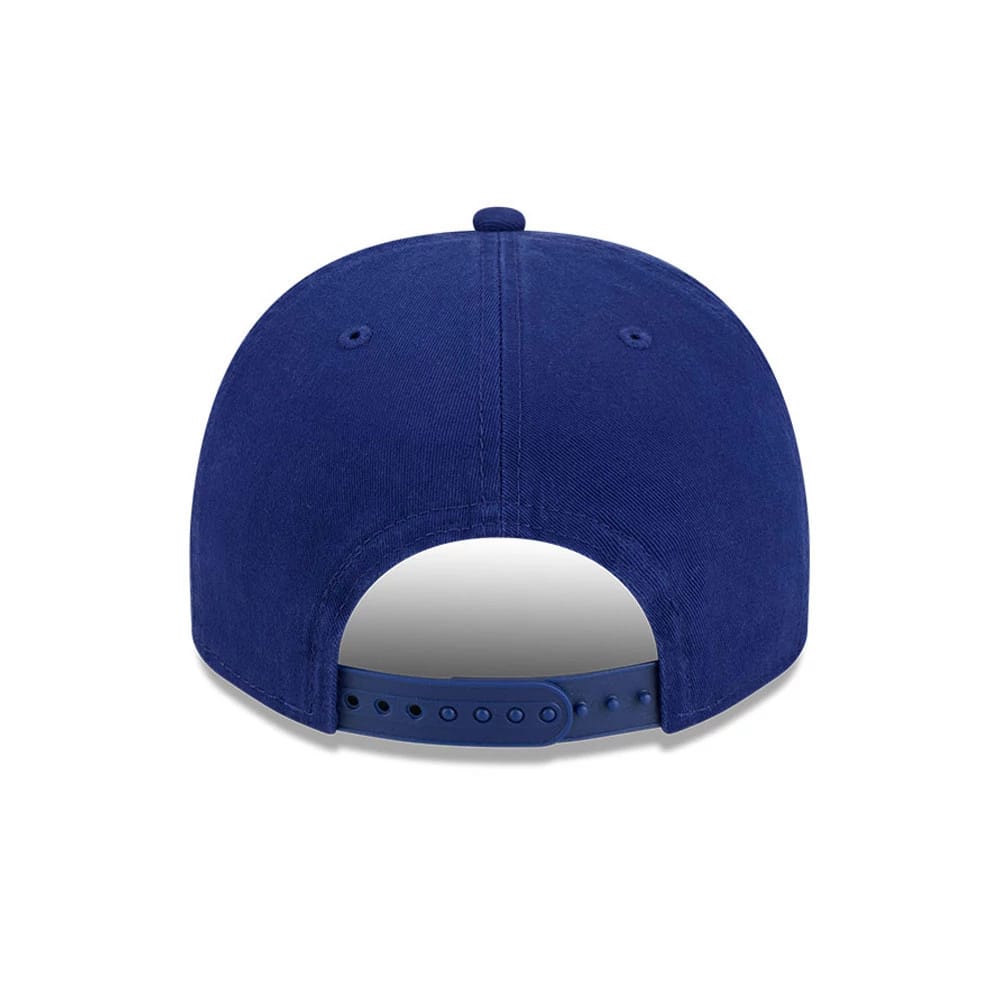 Pictured is this MLB Historic LA Dodgers 9FIFTY A-Frame Snapback cap in Navy. 7