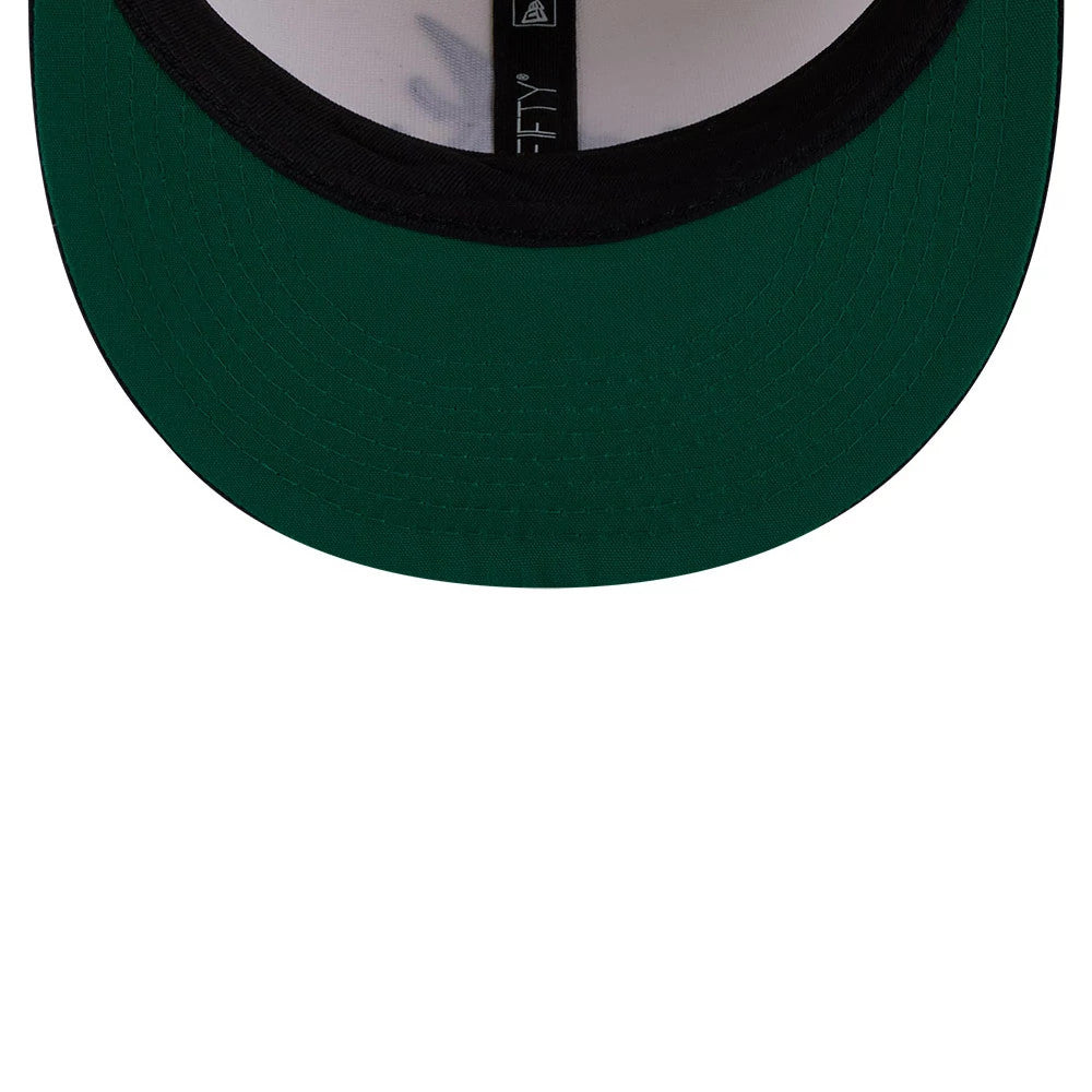 Pictured is this MLB Localized Atlanta Braves 9FIFTY Snapback cap in white. 2
