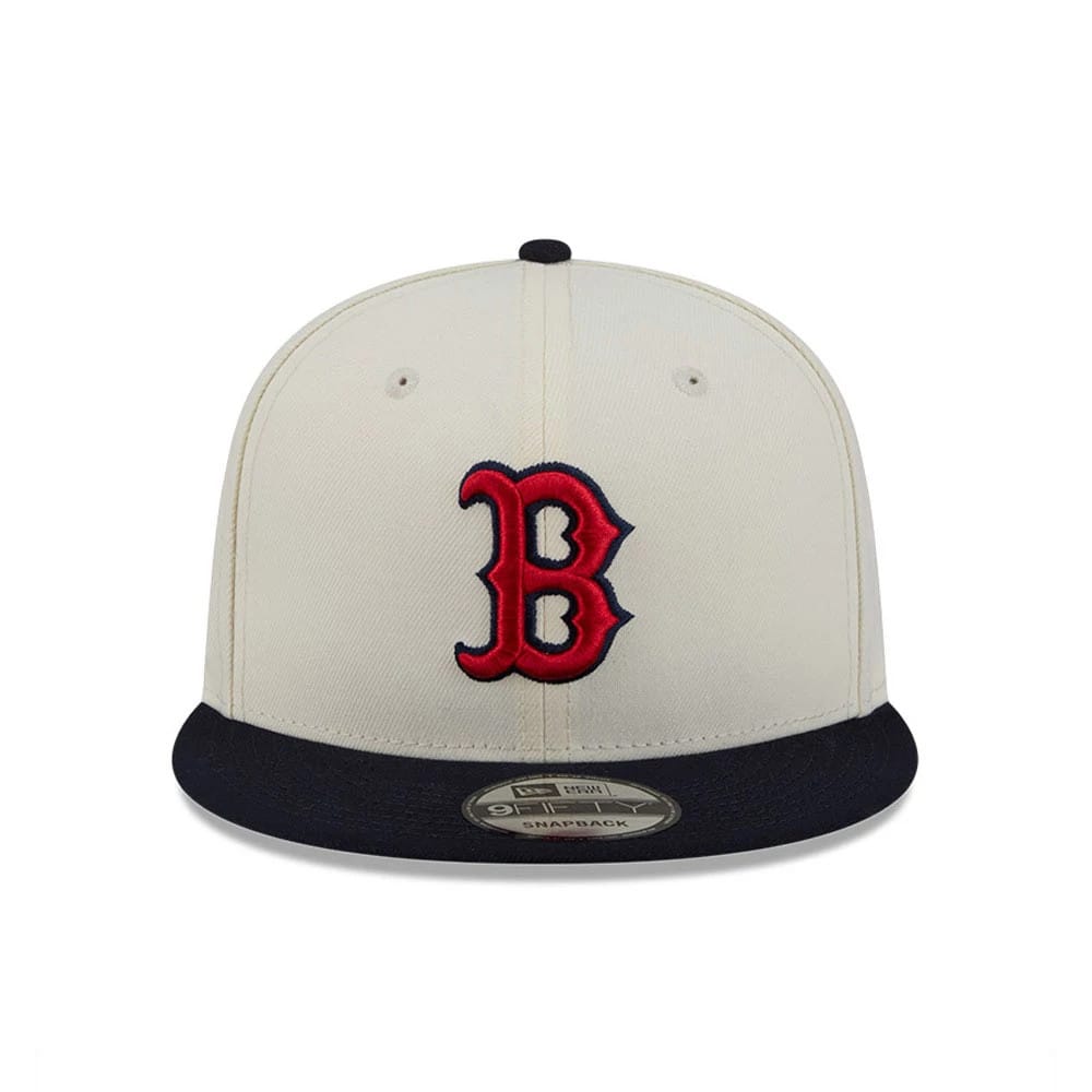 Pictured is this MLB Localized Boston Red Sox 9FIFTY Snapback cap in white. 3