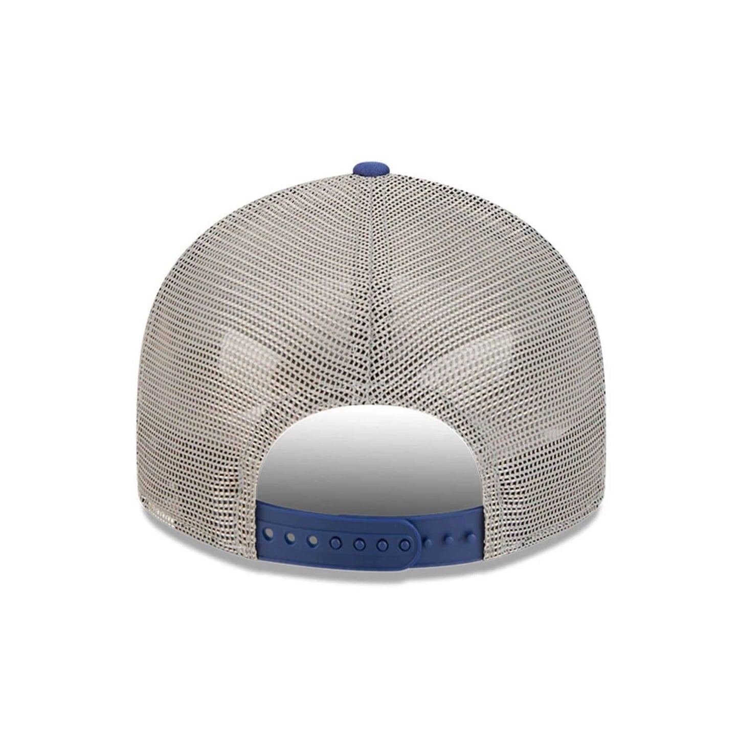 Pictured is this MLB Blocked Brooklyn Dodgers 9FIFTY Split Panel Snapback cap in dark blue. 7