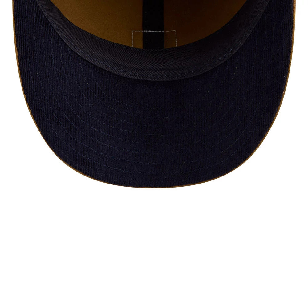 Pictured is this MLB Brushed New York Yankees Retro Crown 9FIFTY cap in Dark Beige. 2