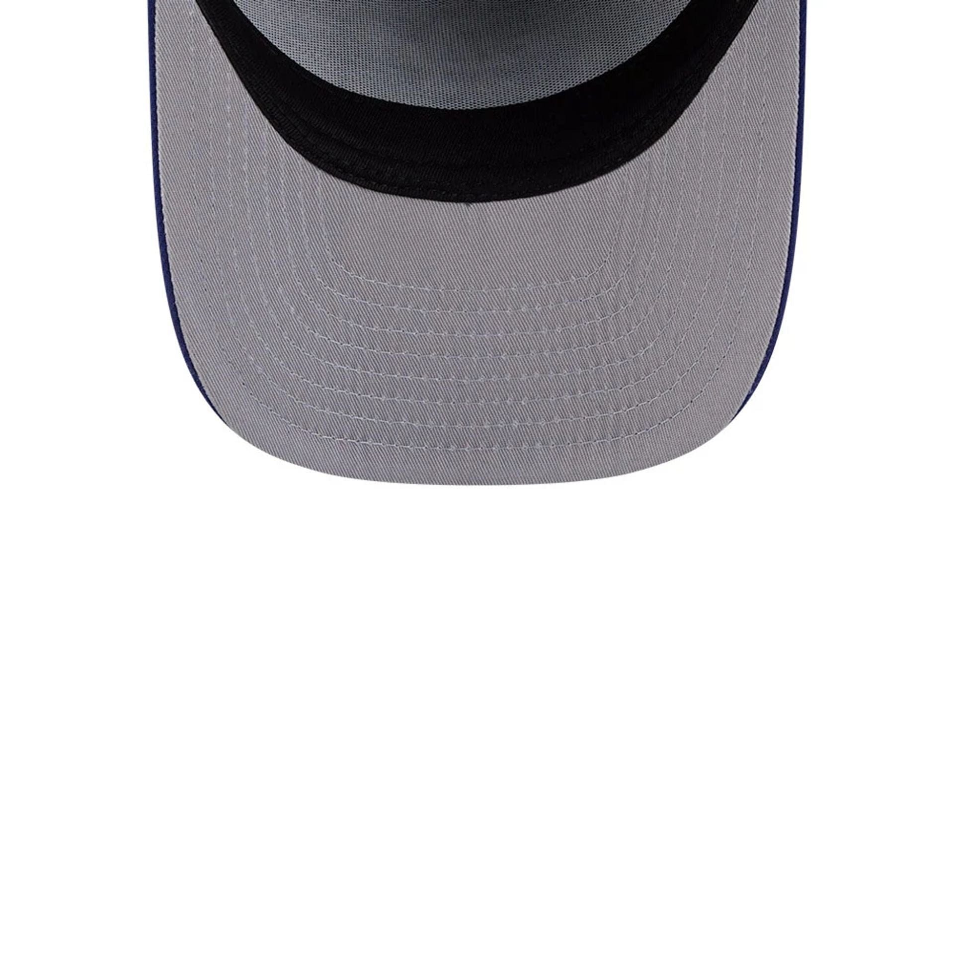 Pictured is this MLB Cartoon LA Dodgers 9FIFTY A-Frame Snapback cap in dark blue. 2