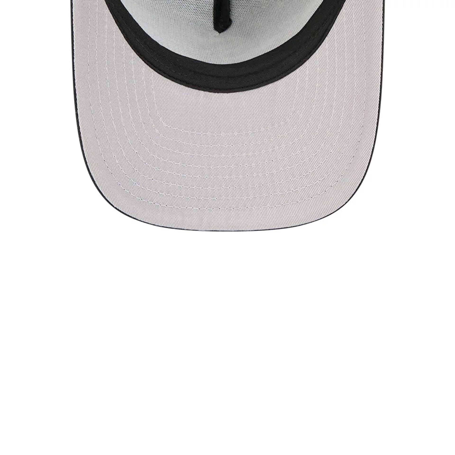 Pictured is this MLB Washed Chicago White Sox 9FIFTY A-Frame Trucker cap in black. 2