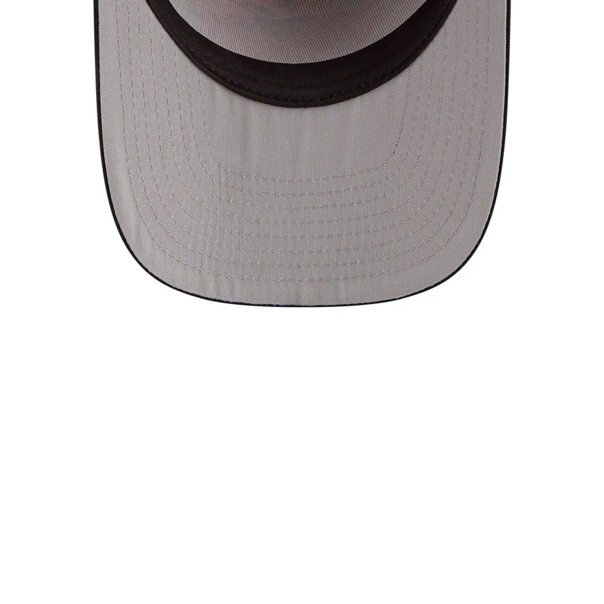 Pictured is this MLB Leaves New York Mets 9FIFTY A-Frame Snapback cap in bright orange. 2