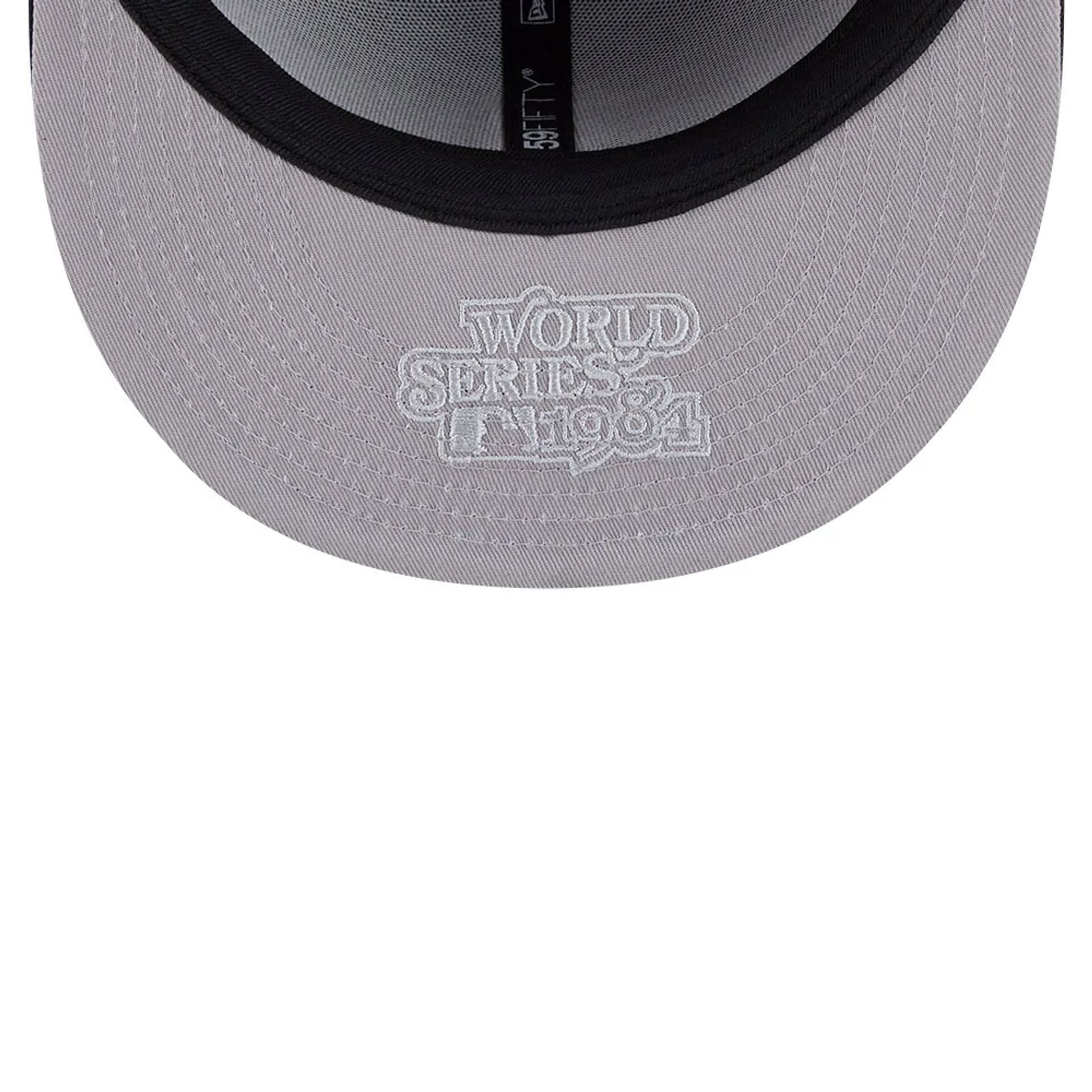 Pictured is this MLB Hidden Hit Detroit Tigers 59FIFTY Fitted cap in navy. 2