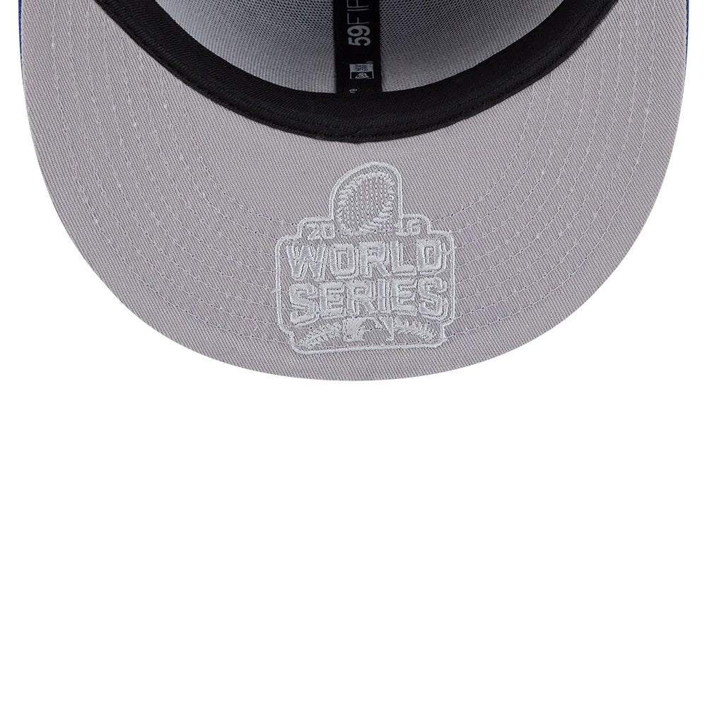 Pictured is this MLB Hidden Hit Chicago Cubs 59FIFTY Fitted cap in blue. 2