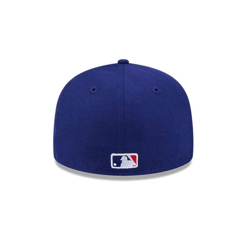 Pictured is this MLB Hidden Hit LA Dodgers 59FIFTY Fitted cap in dark blue. 7