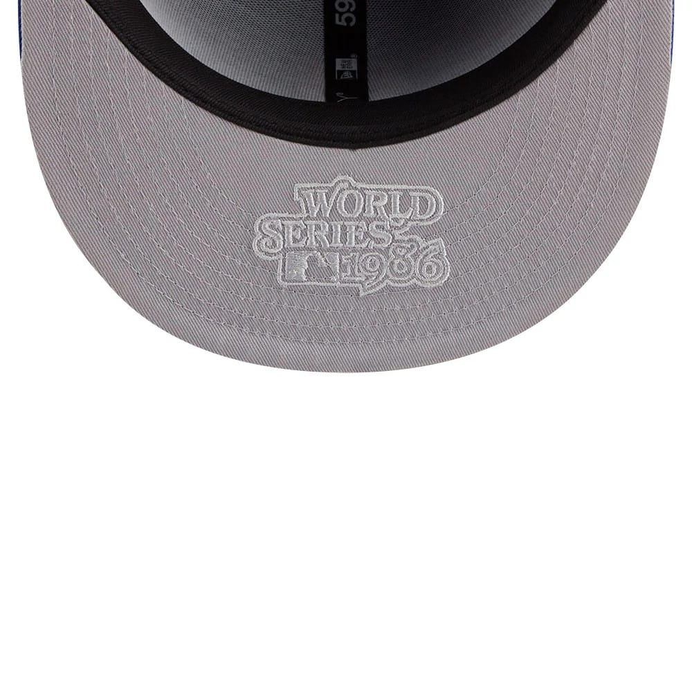 Pictured is this MLB Hidden Hit New York Mets 59FIFTY Fitted cap in blue. 2