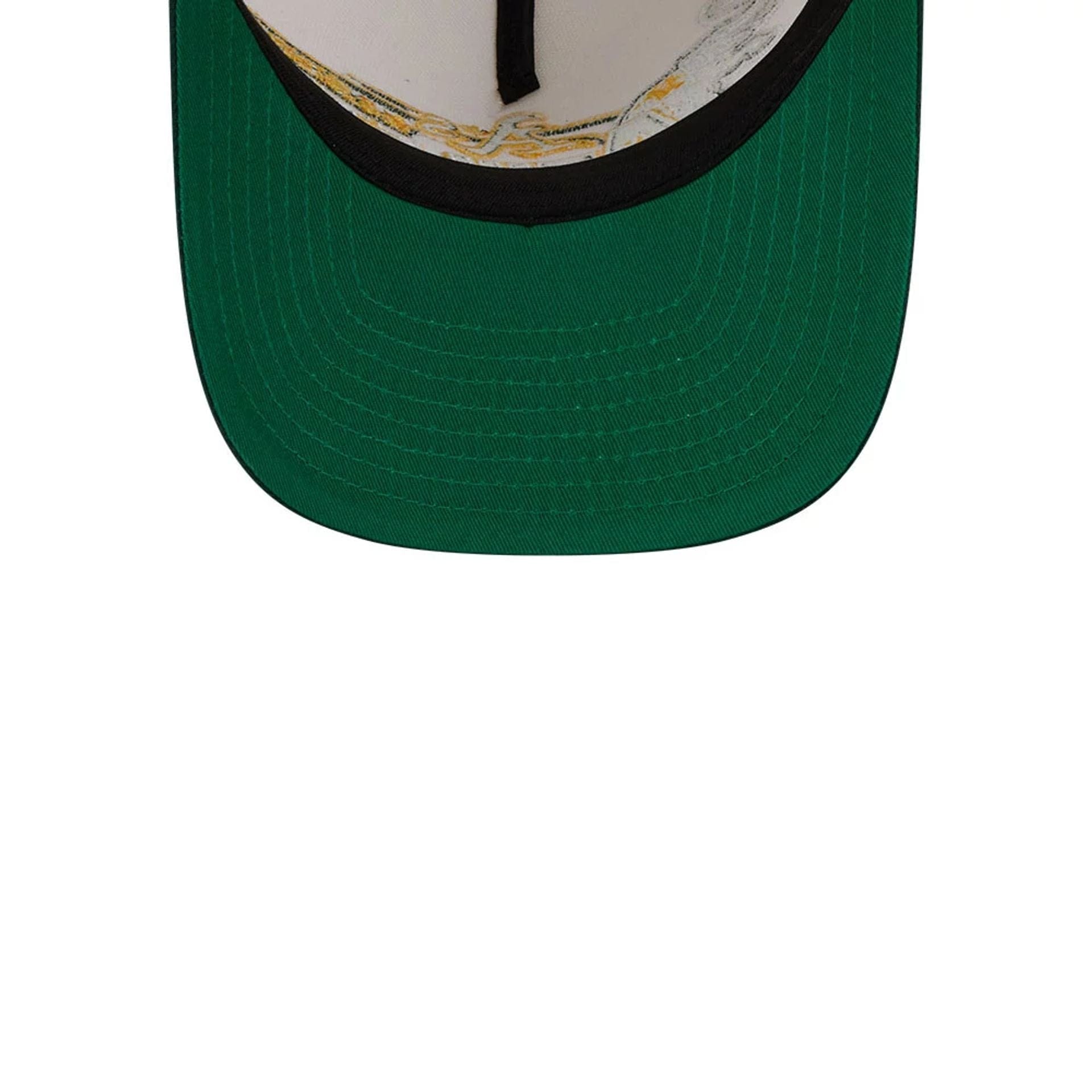 Pictured is this MLB Classic Athletics 9FIFTY A-Frame Snapback cap in White. 2