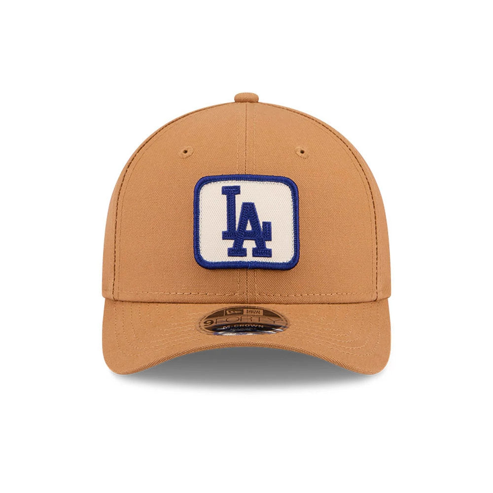 Pictured is this MLB Team Choice LA Dodgers 9FORTY M-Crown cap in beige. 4