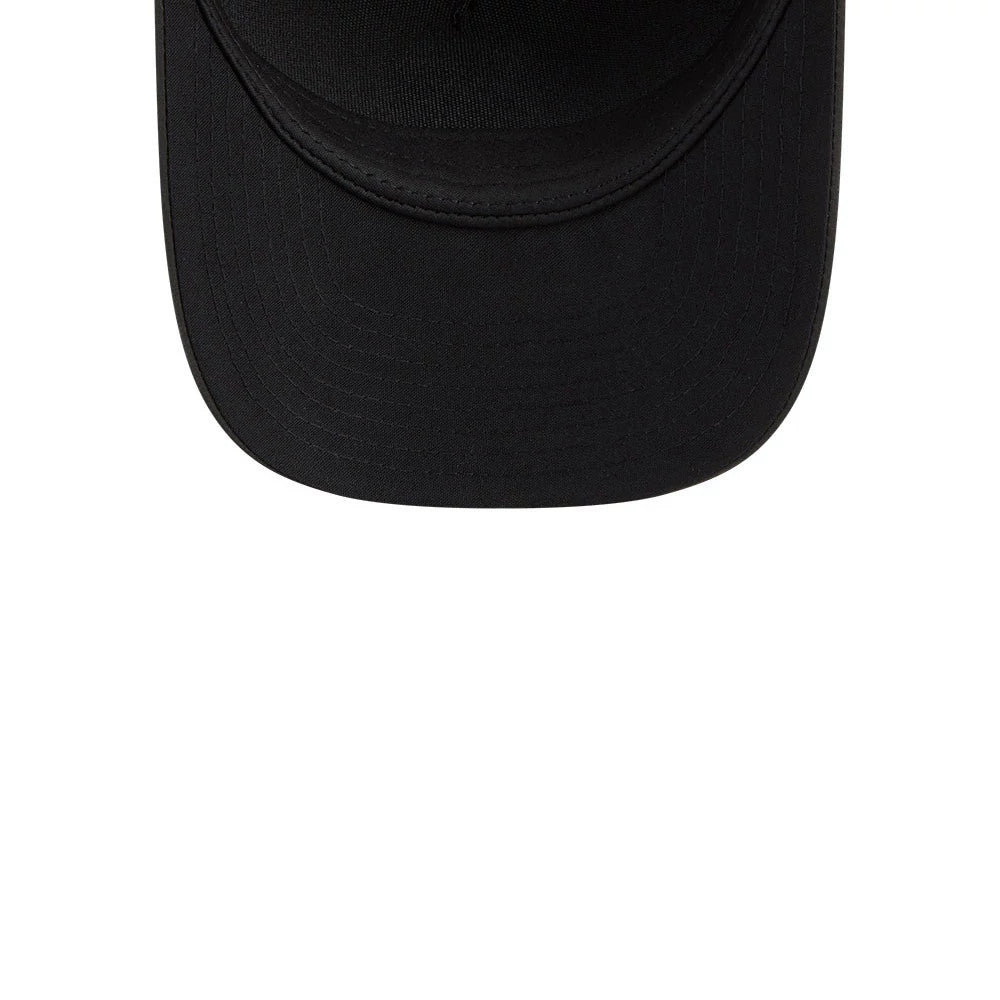 Pictured is this MLB Badged Detroit Tigers 9FORTY M-Crown A-Frame Trucker cap in black. 7