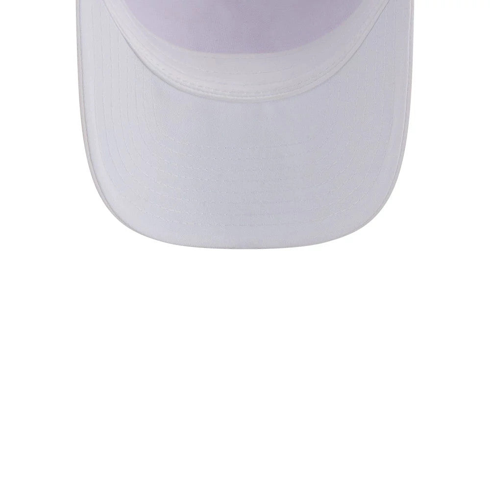 Pictured is this MLB Badged New York Yankees 9FORTY M-Crown A-Frame Trucker cap in white. 7