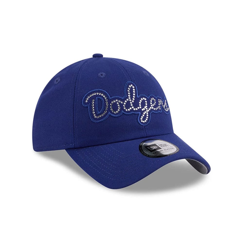 Pictured is this MLB Rhinestone LA Dodgers Casual Classic cap in dark blue. 4