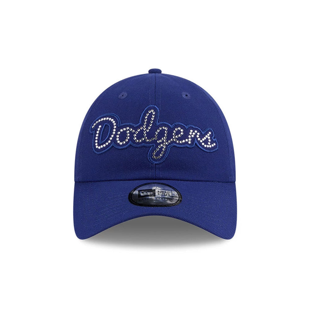 Pictured is this MLB Rhinestone LA Dodgers Casual Classic cap in dark blue. 3