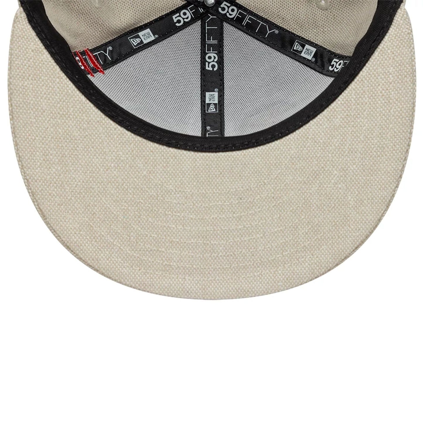 This is a New Era Voodoo Doll Light Beige 59FIFTY Fitted Cap 7