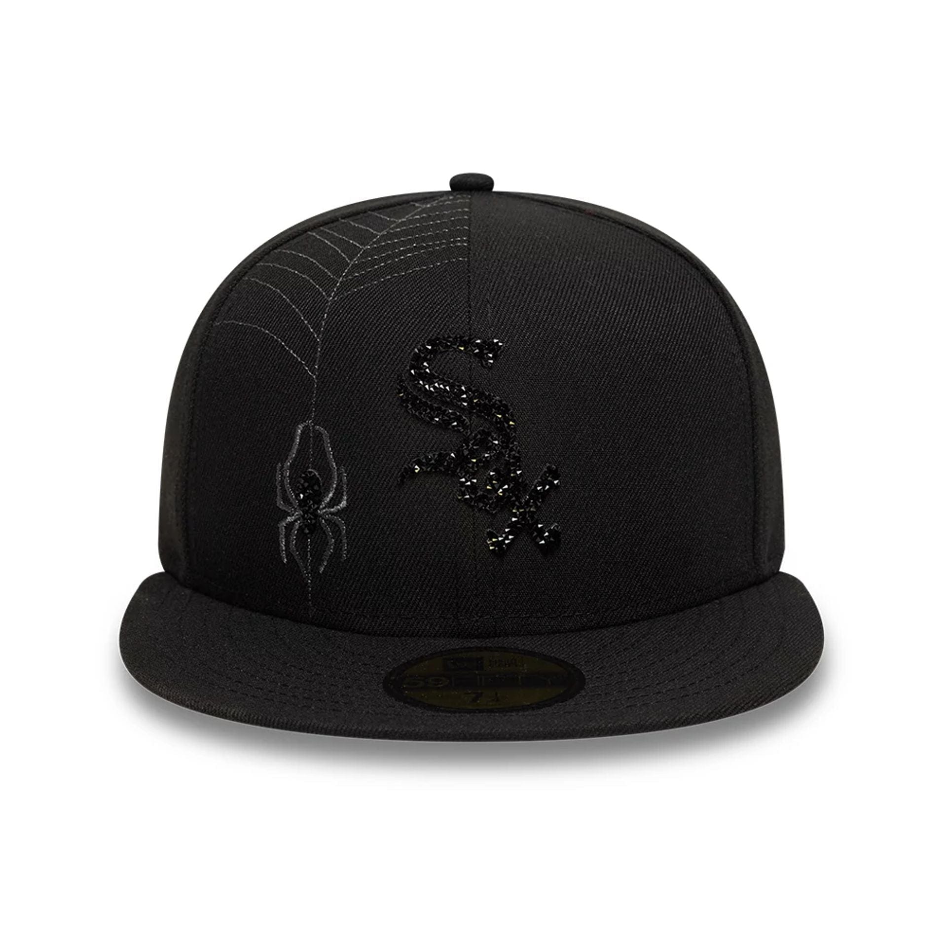 This is a Chicago White Sox MLB Spider Web Black 59FIFTY Fitted Cap 2