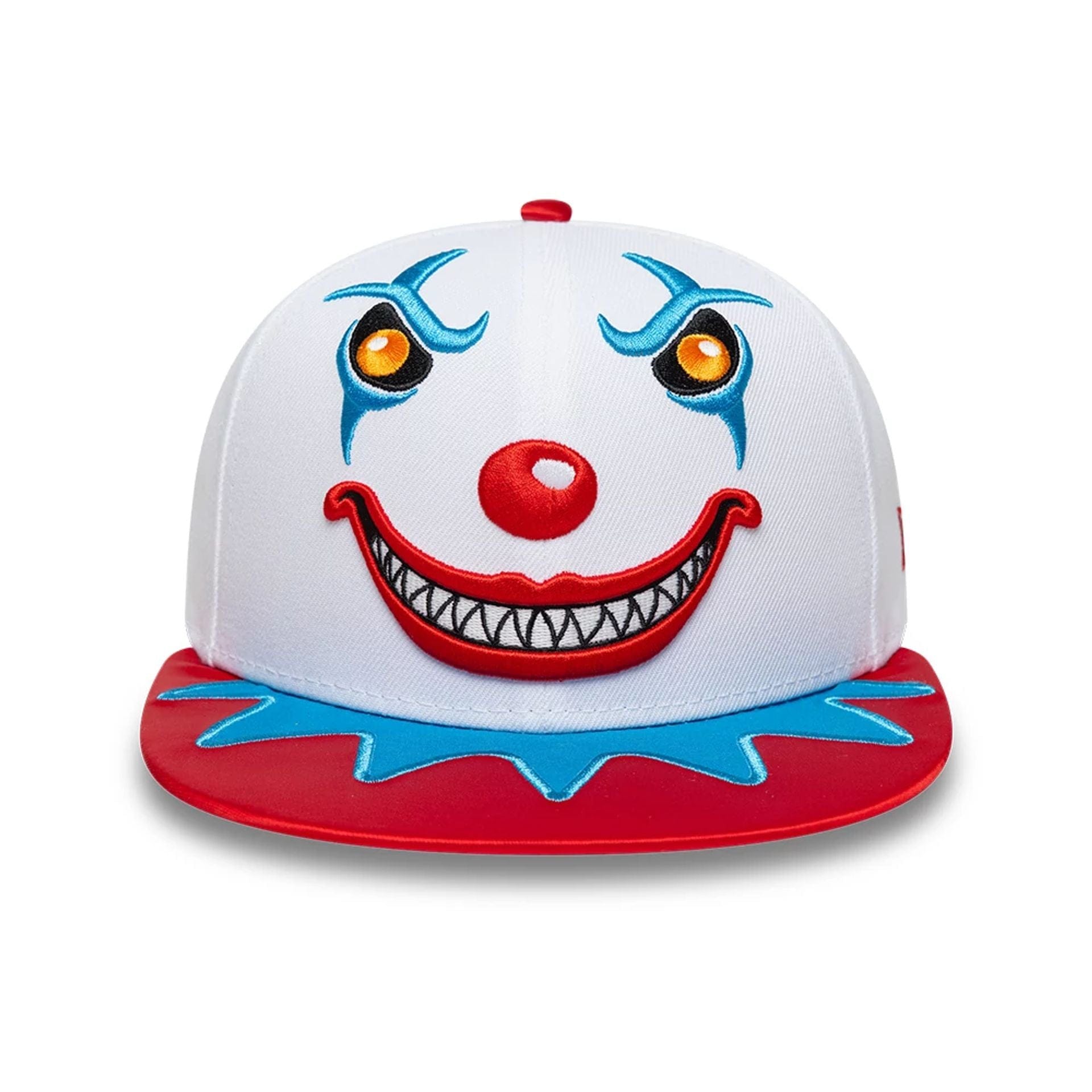 This is a New Era Clown Face White 59FIFTY Fitted Cap 2
