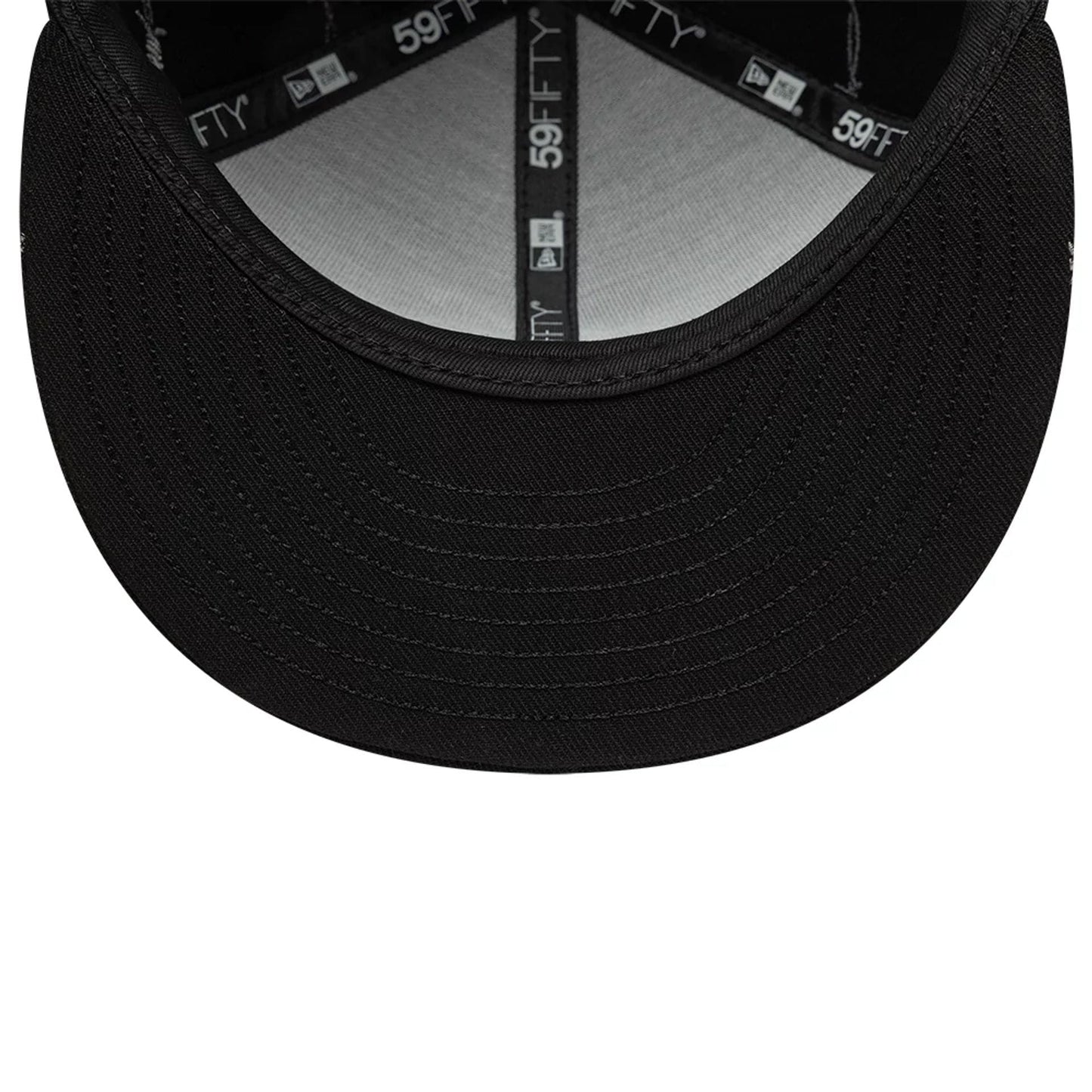 This is a New Era Wire Black 59FIFTY Fitted Cap 7