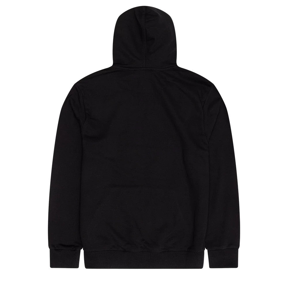 The Male model is wearing LA Lakers NBA Wordmark Black Pullover Hoodie 2