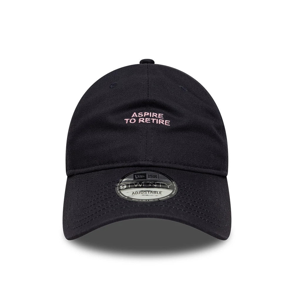 This is a New Era Slogan Navy 9TWENTY Adjustable Cap 2