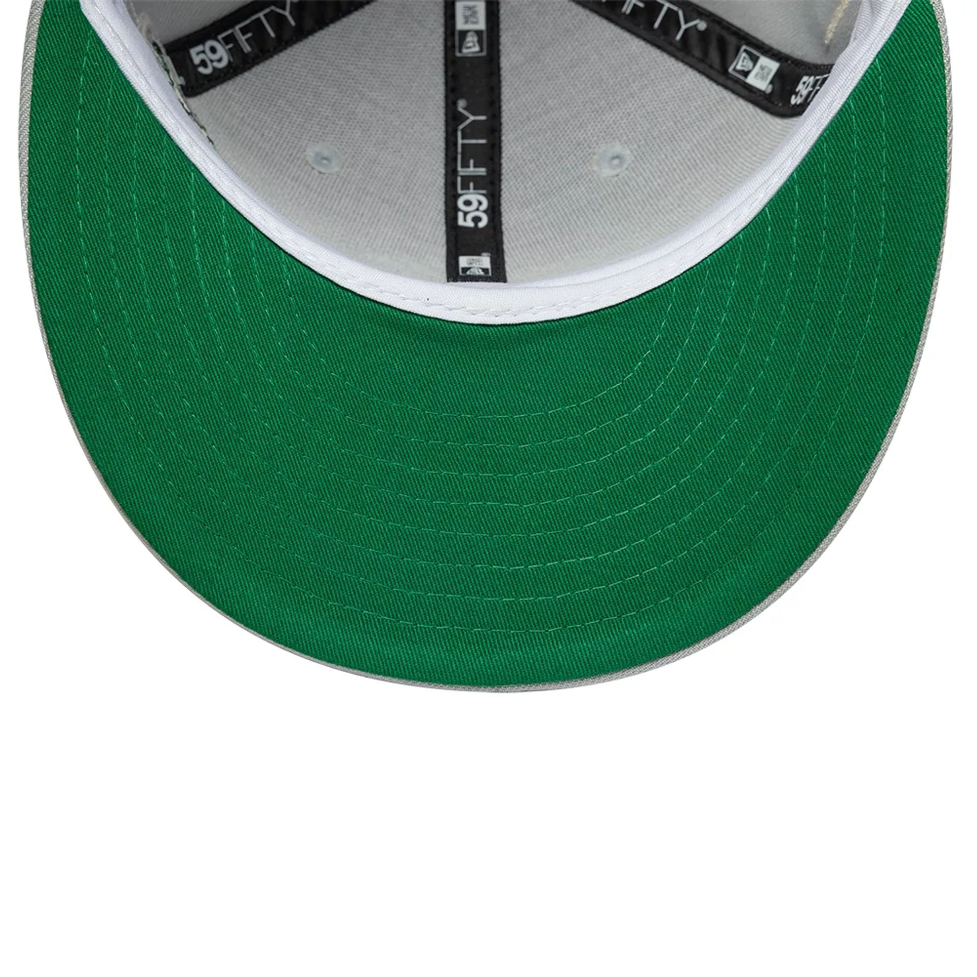 This is a New Era Planet Icon Grey 59FIFTY Fitted Cap 2