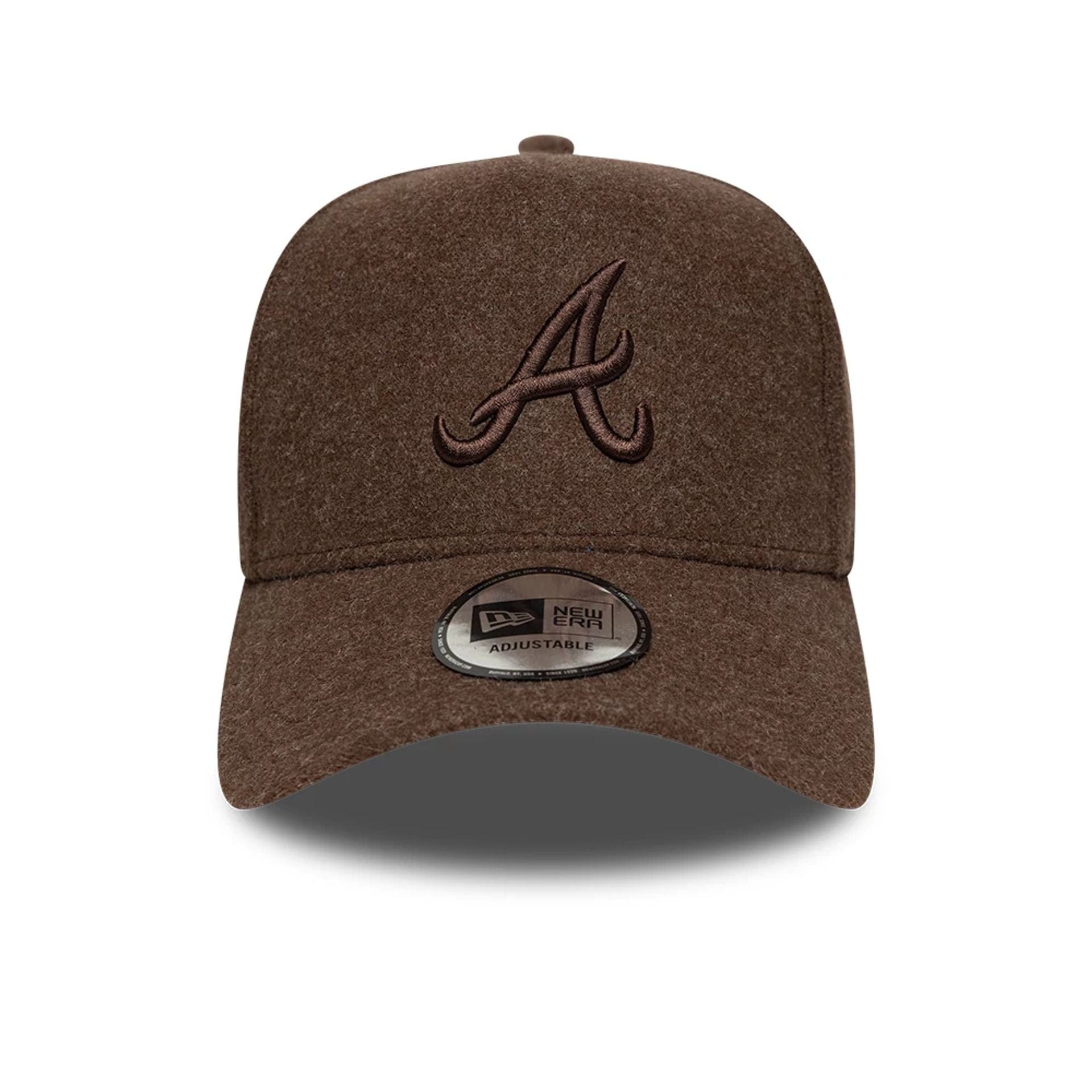 This is a Atlanta Braves MLB Dark Brown 9FORTY E-Frame Adjustable Cap 2