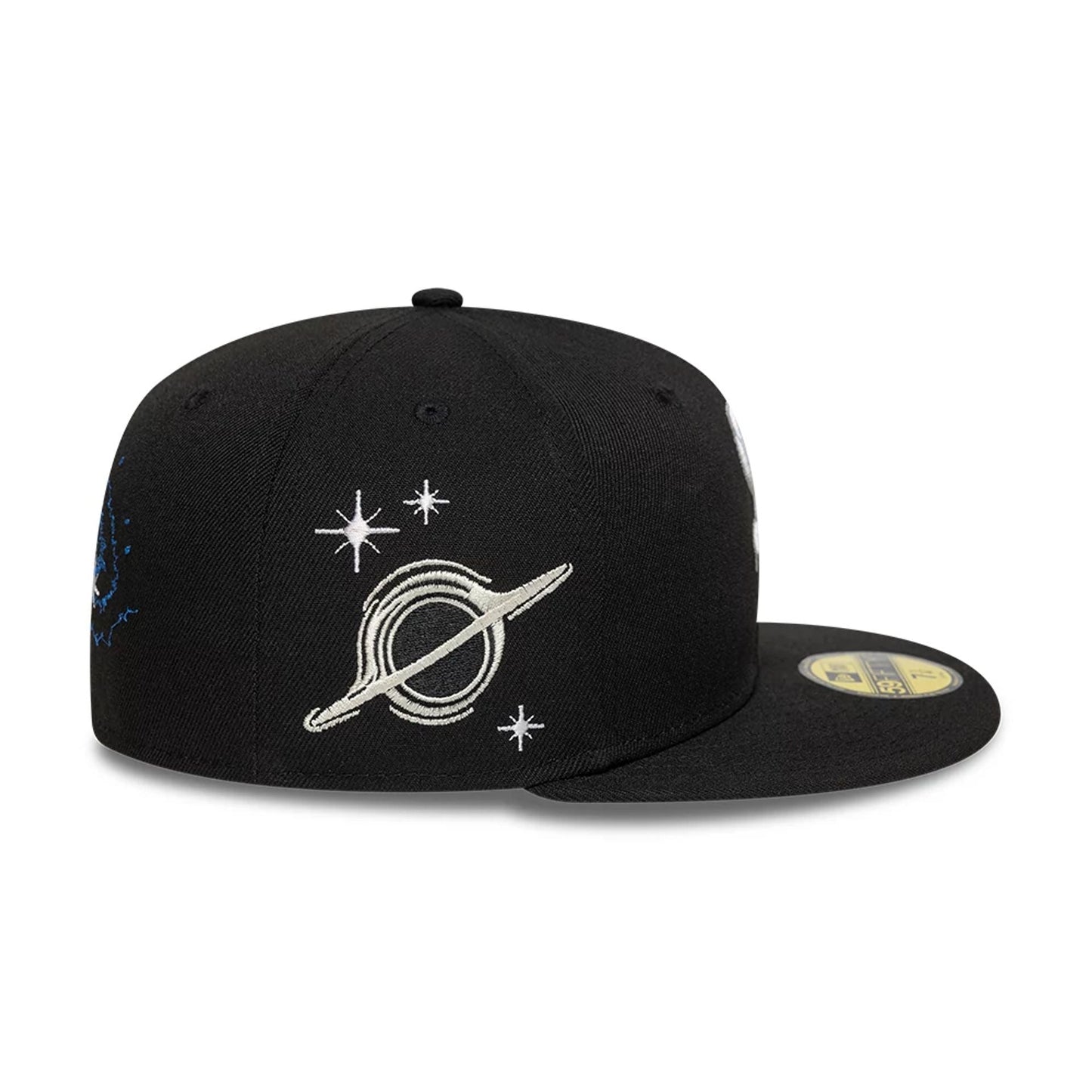 This is a Chicago White Sox MLB Planet Icon Black 59FIFTY Fitted Cap 7