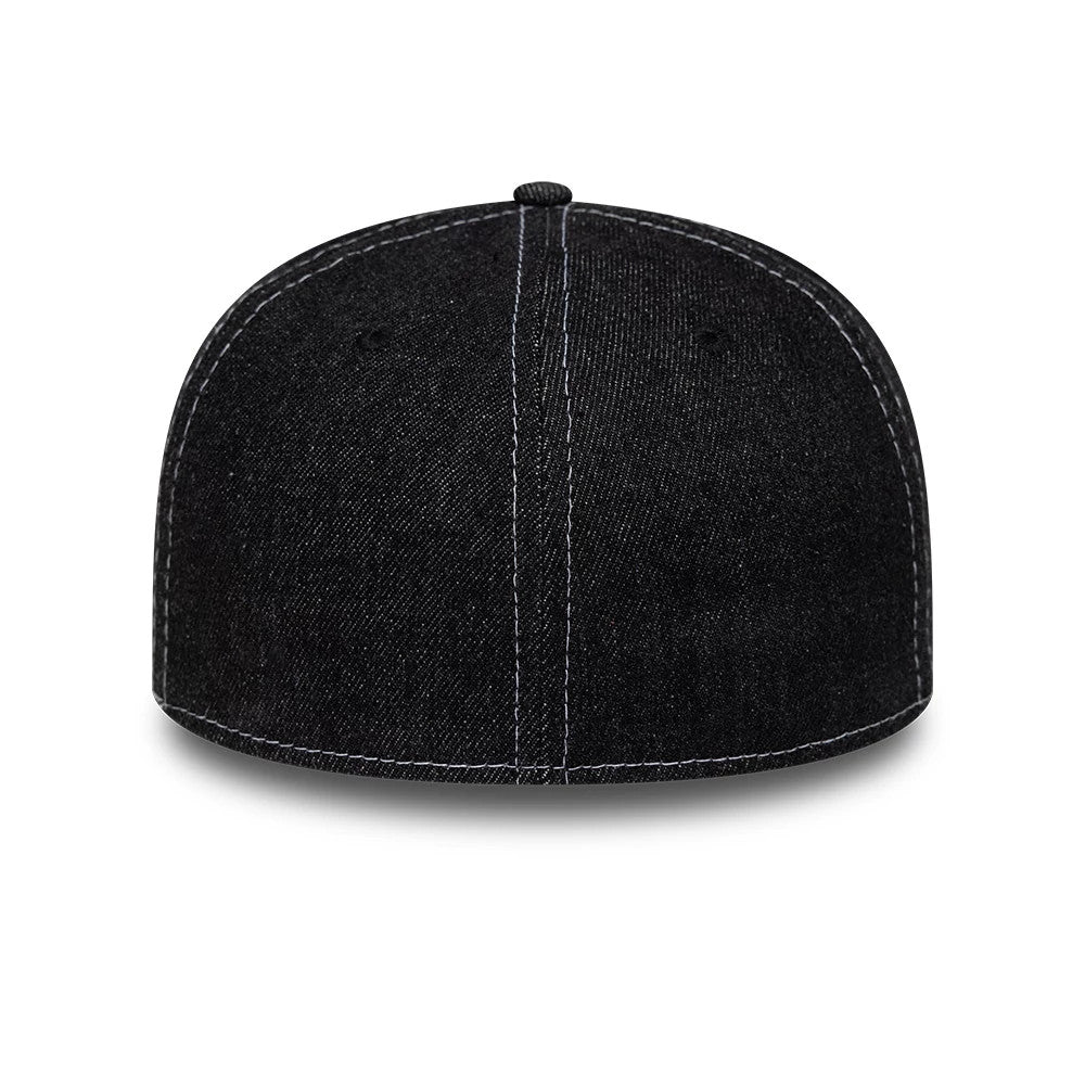 This is a New Era Denim Black 59FIFTY Fitted Cap 7