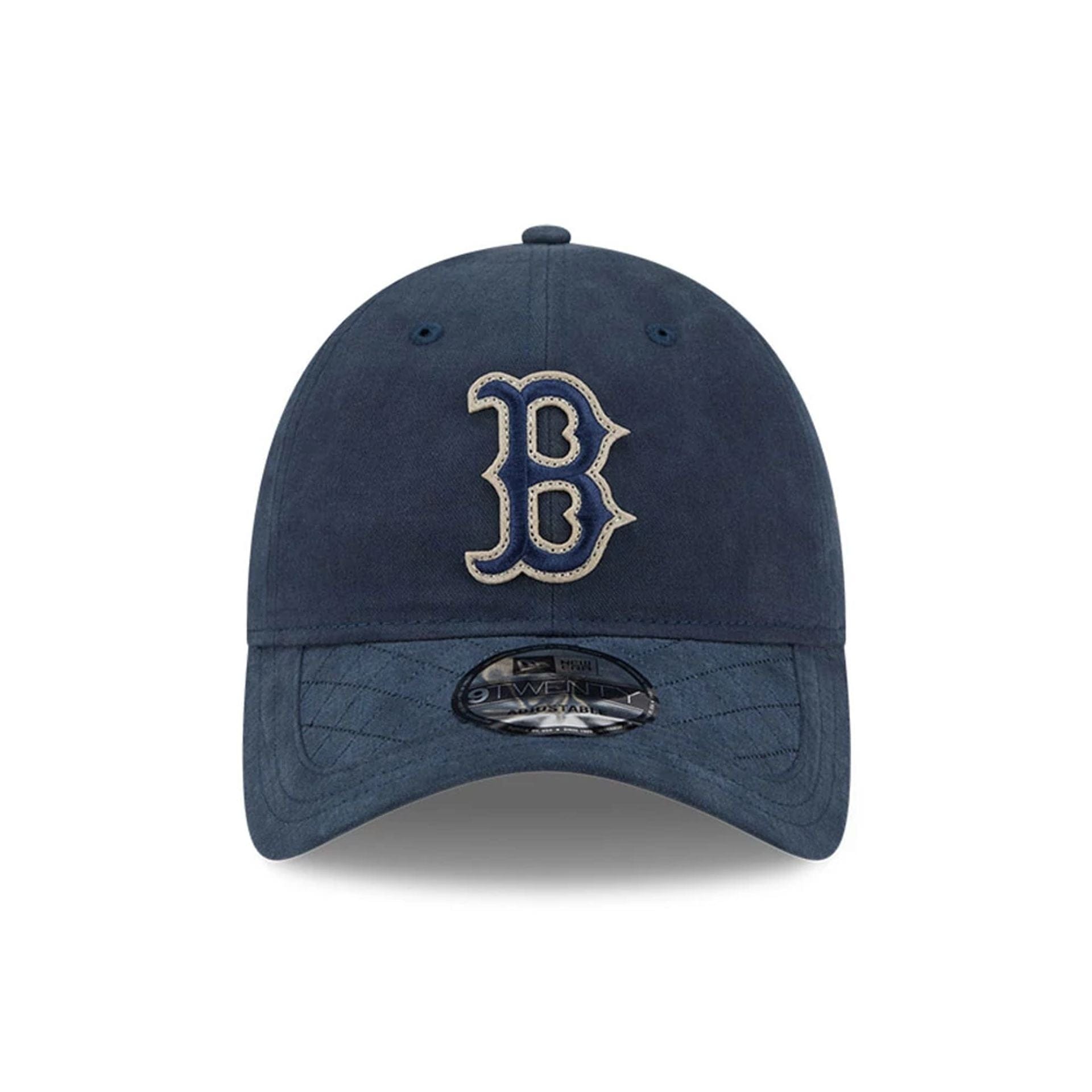 This is a Boston Red Sox MLB Quilted Navy 9TWENTY Adjustable Cap 2