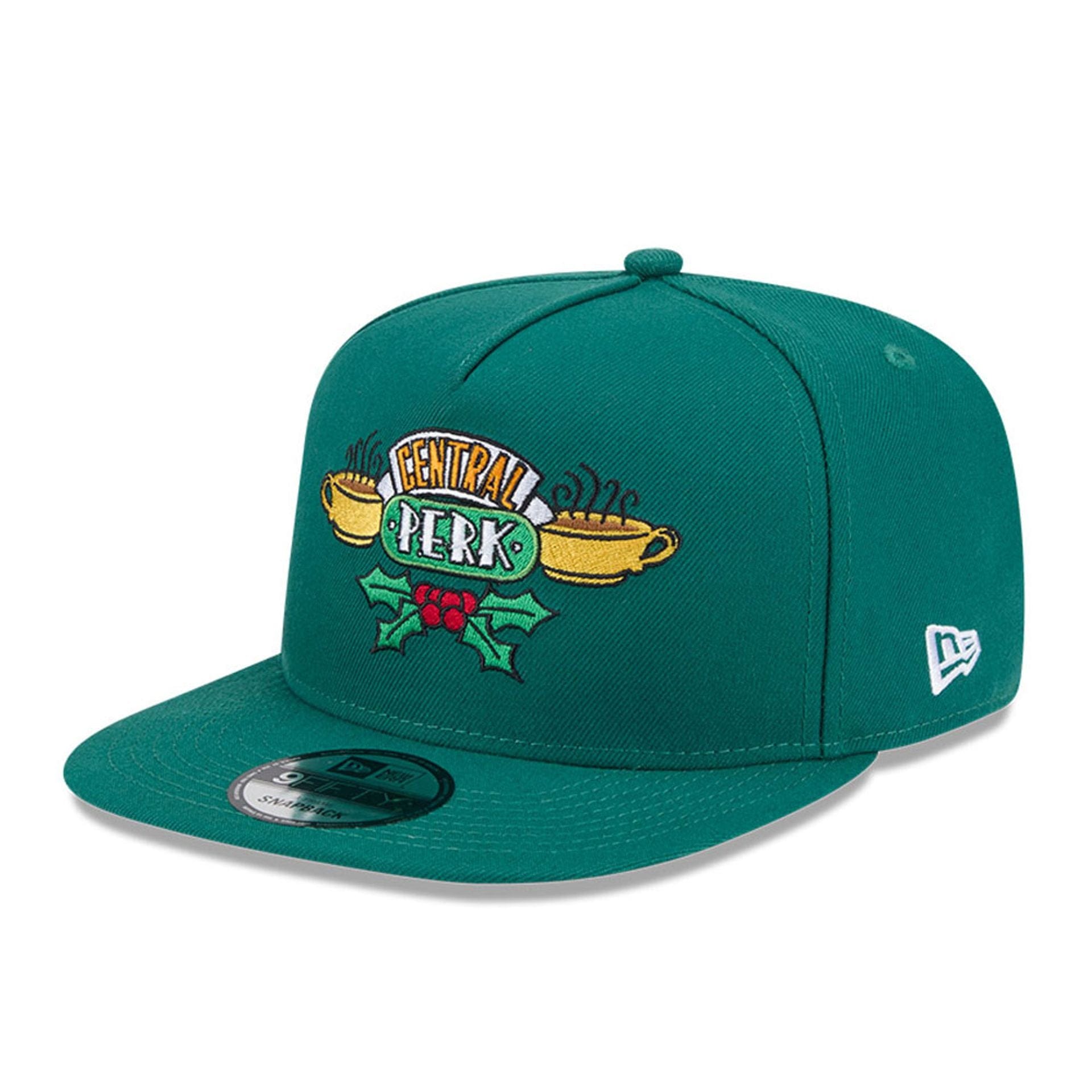 Pictured is this Friends Central Perk 9FIFTY A-Frame Snapback cap in green. 1