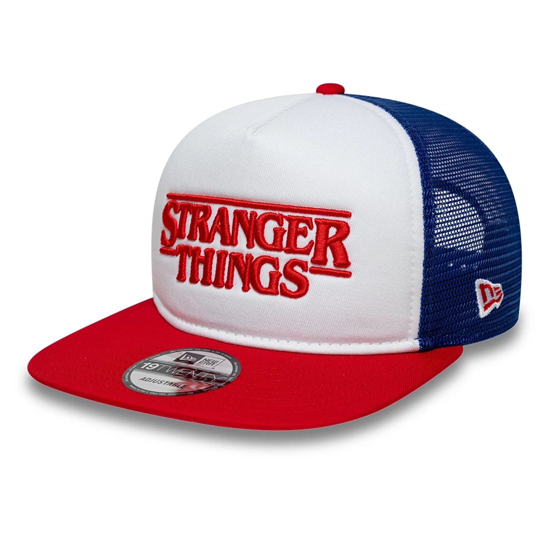 Stranger Things Logo White 19TWENTY Adjustable Cap 1
