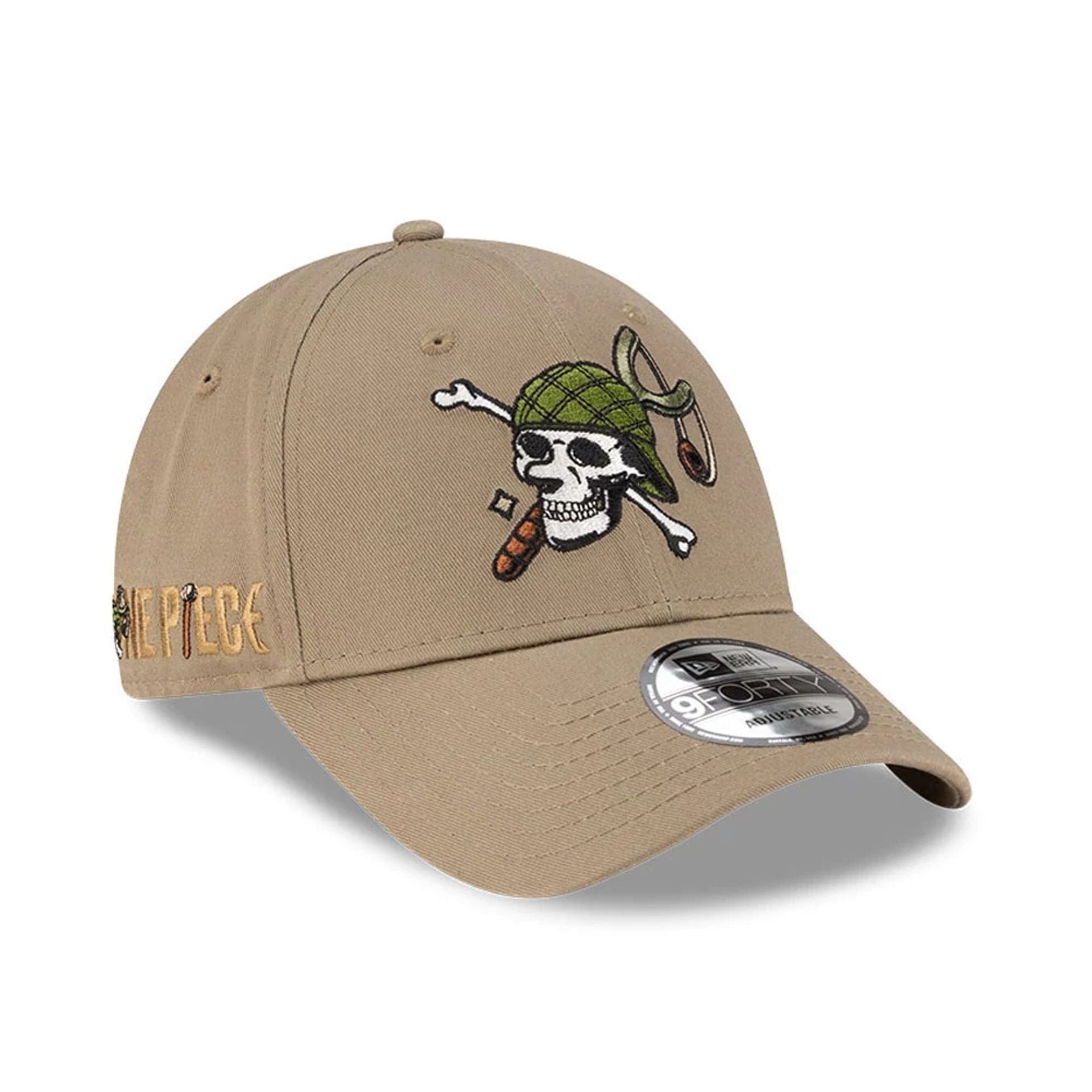 One Piece Usopp Beige 9FORTY Adjustable Cap 1