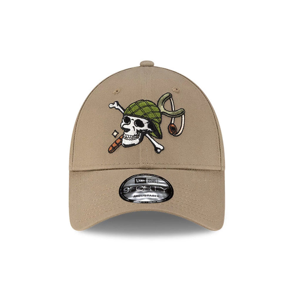 One Piece Usopp Beige 9FORTY Adjustable Cap 2