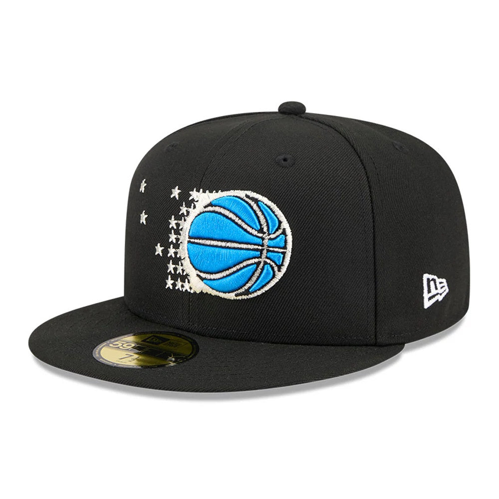 Pictured is this NBA Hardwood Classic Orlando Magic 59FIFTY Fitted cap in black. 4