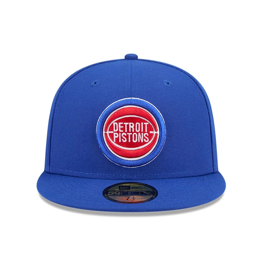 Pictured is this NBA Hardwood Classic Detroit Pistons 59FIFTY Fitted cap in blue. 3