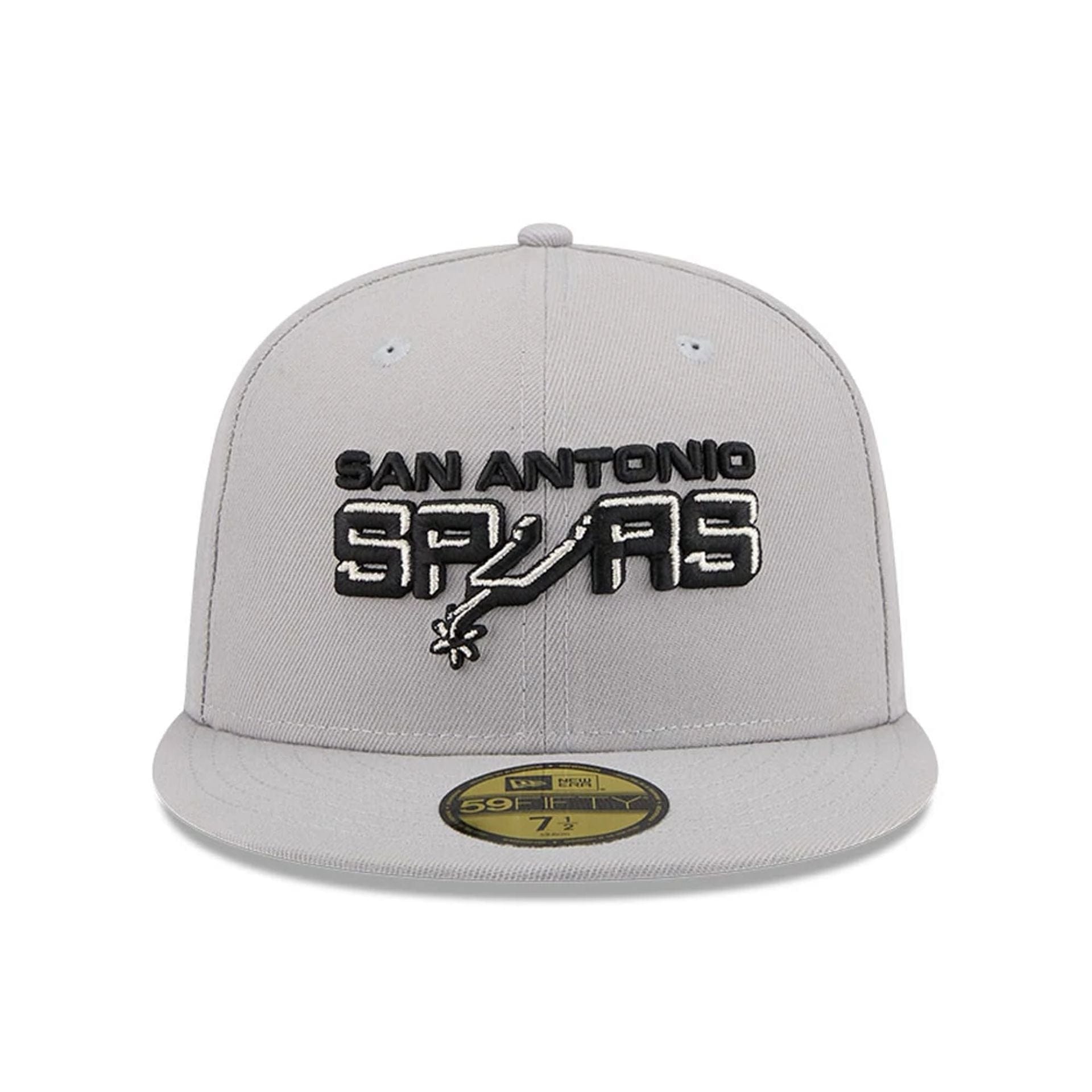 Pictured is this NBA Hardwood Classic San Antonio Spurs 59FIFTY Fitted cap in grey. 2