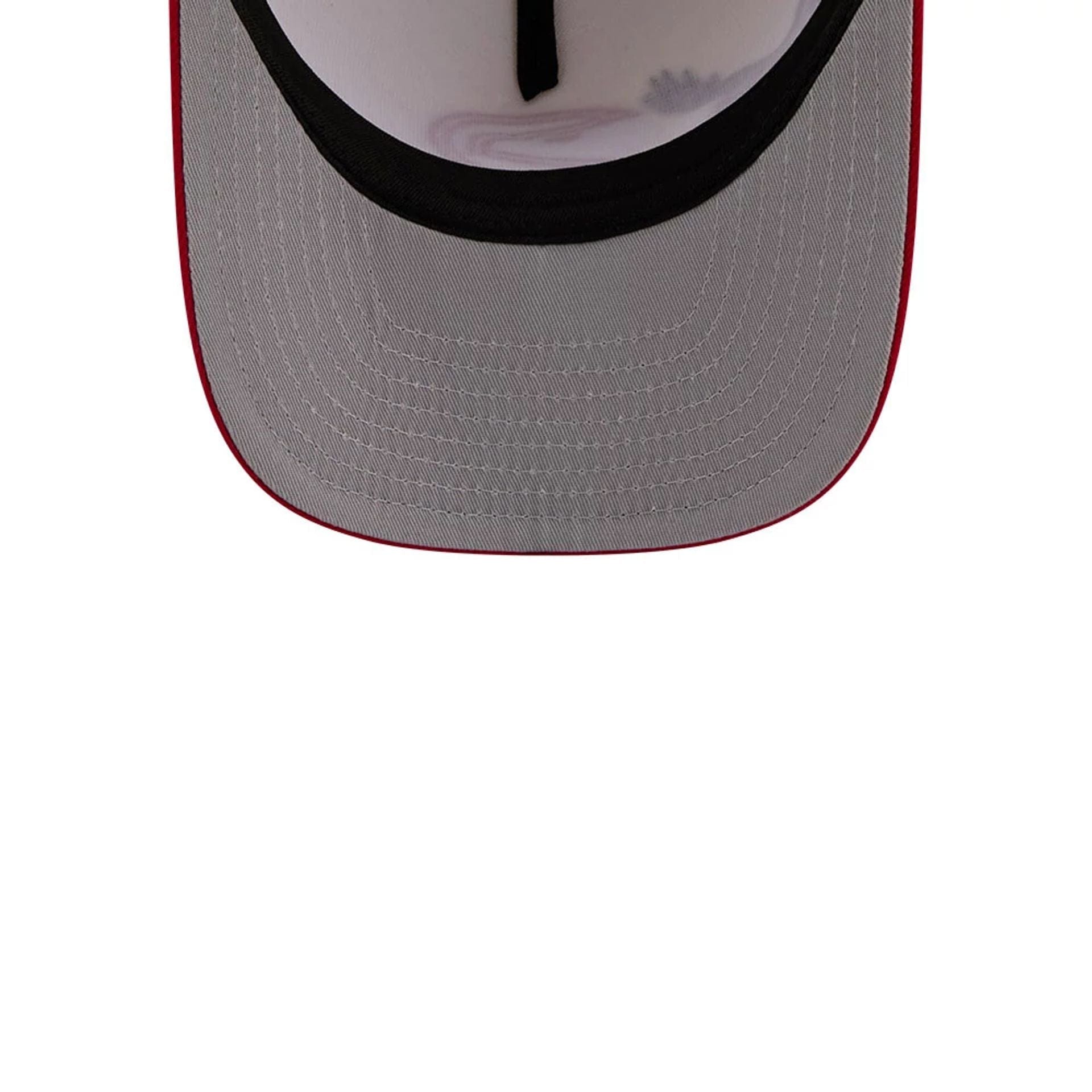 Pictured is this NBA Hardwood Classic Atlanta Hawks 9FIFTY A-Frame Snapback cap in red. 2