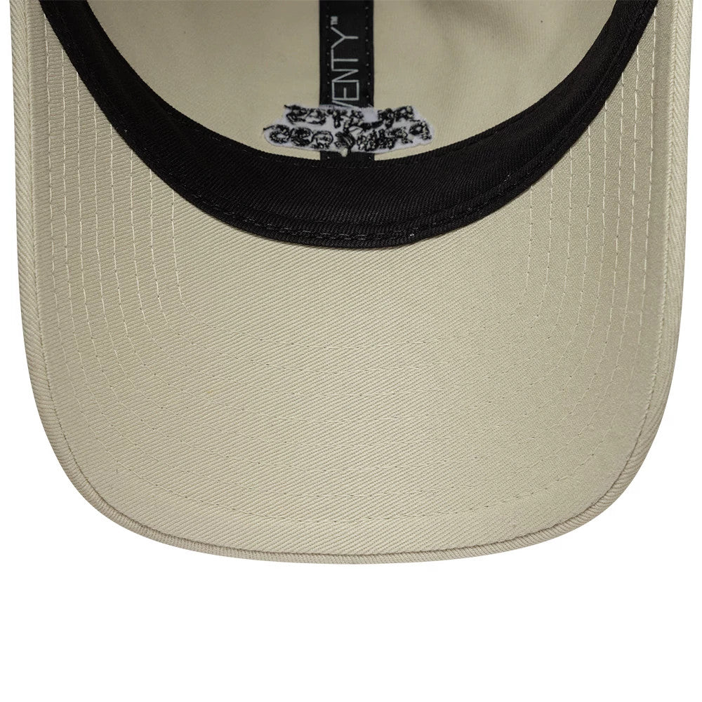 This is a New Era Slogan Pilates Princess Light Beige 9TWENTY Adjustable Cap 7