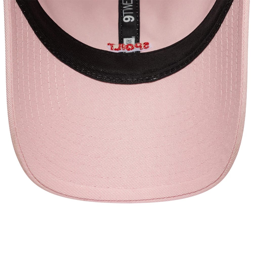 This is a New Era Slogan Spoilt Pastel Pink 9TWENTY Adjustable Cap 7