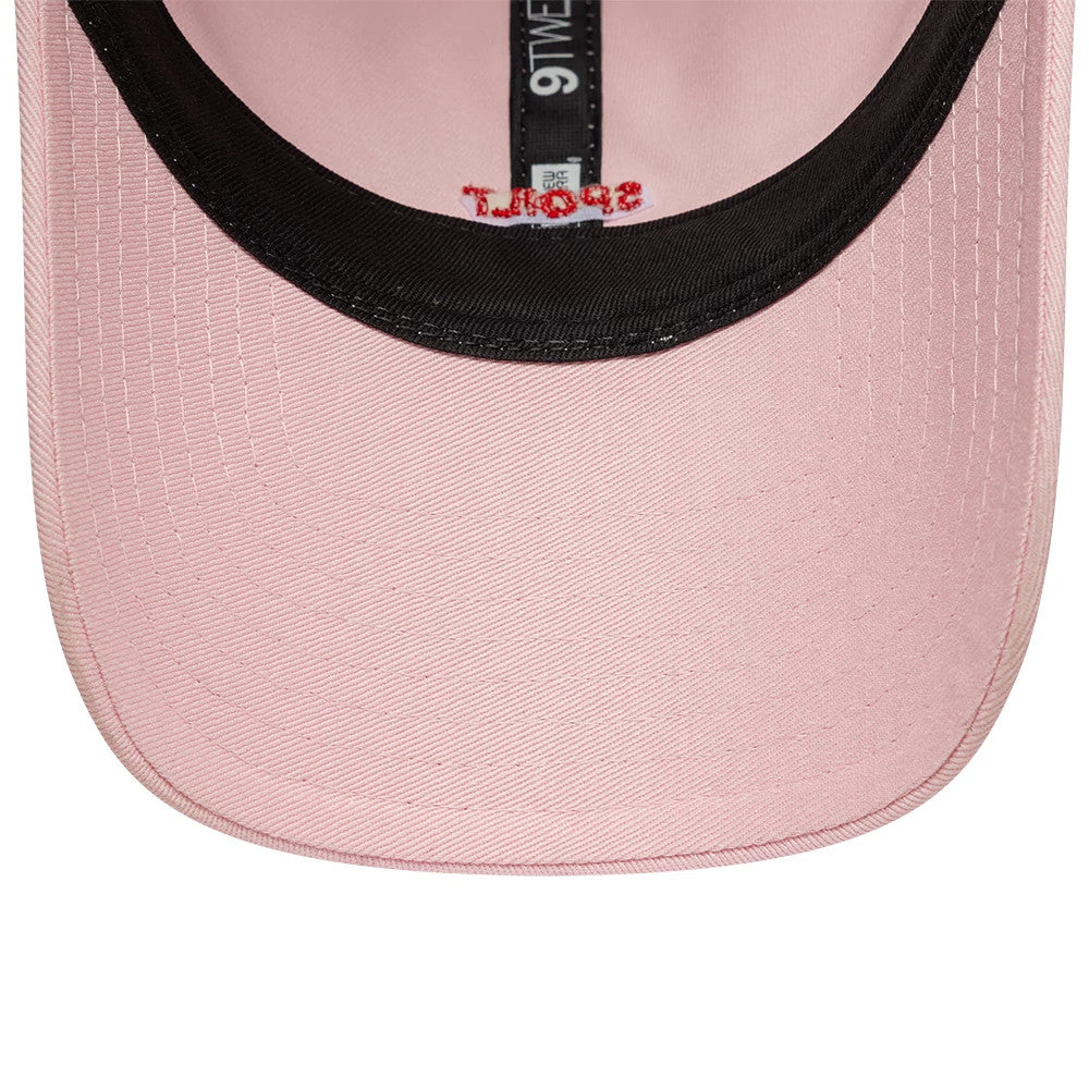 This is a New Era Slogan Spoilt Pastel Pink 9TWENTY Adjustable Cap 7