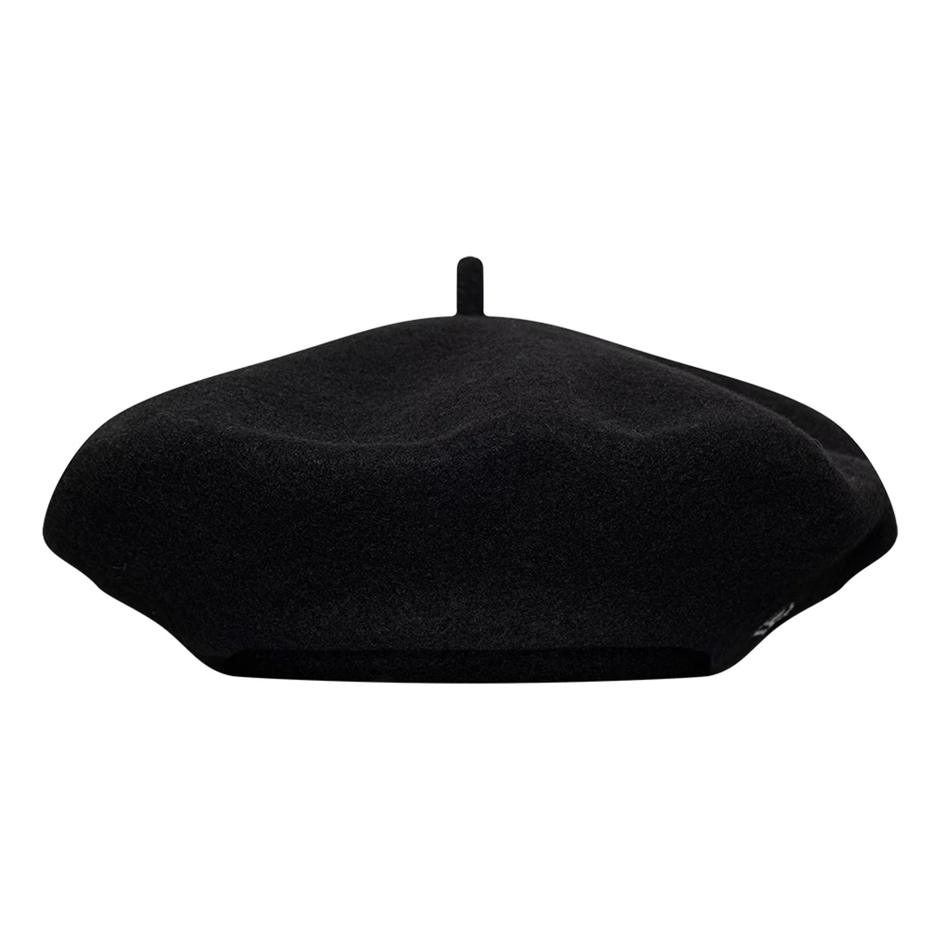 This is a Womens New Era Wool Black Beret 2