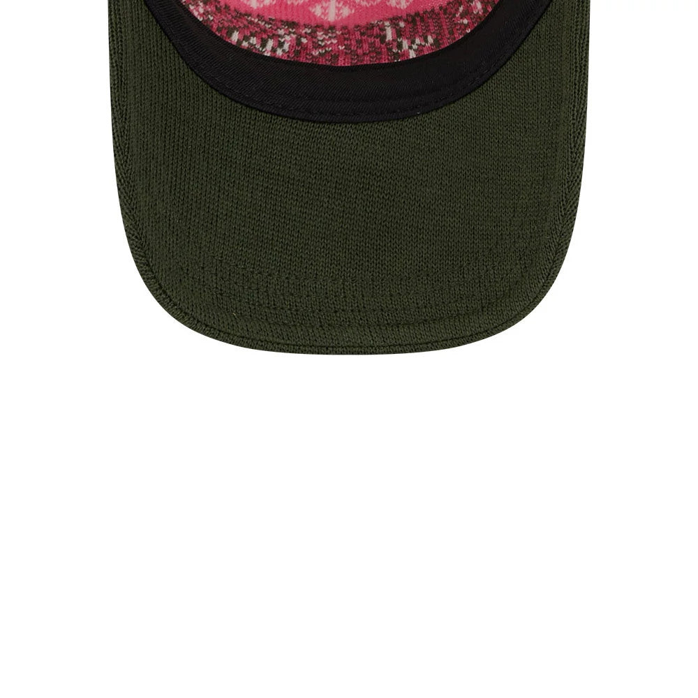 Pictured is this New Era Holiday Essentials 9TWENTY cap in white. 7